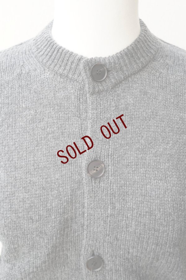 画像1: -50% AURALEE　 WOOL CASHMERE SILK KNIT CARDIGAN 　 col. GRAY