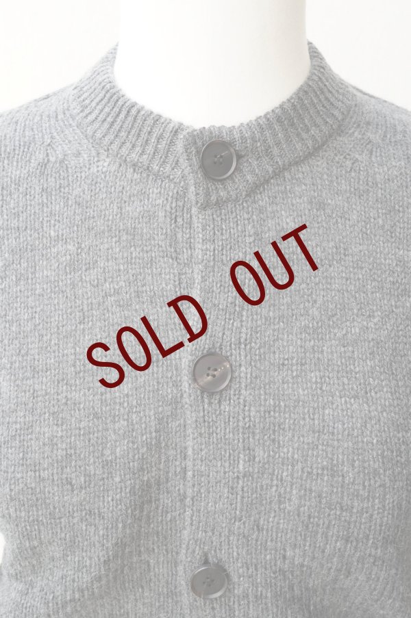 画像1: -50% AURALEE　 WOOL CASHMERE SILK KNIT CARDIGAN 　 col. GRAY (1)