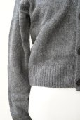 画像3:  AURALEE　 WOOL CASHMERE SILK KNIT CARDIGAN 　 col. GRAY