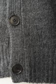 画像4:  AURALEE　 WOOL CASHMERE SILK KNIT CARDIGAN 　 col. GRAY