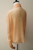 画像6: -50% AURALEE　 KID MOHAIR SHEER KNIT SHIRT CARDIGAN 　 col. LIGHT ORANGE