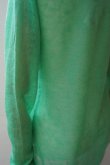 画像6:  AURALEE　 KID MOHAIR SHEER KNIT SHIRT CARDIGAN 　 col. GREEN (6)