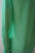 画像6:  AURALEE　 KID MOHAIR SHEER KNIT SHIRT CARDIGAN 　 col. GREEN