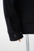 画像7: BOWTE　 WOOL MELTON HOODED BLOUSON　 col.BLACK