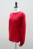 画像5: 再入荷   eleven 2nd   Round Neck Jumper  col.Red (5)