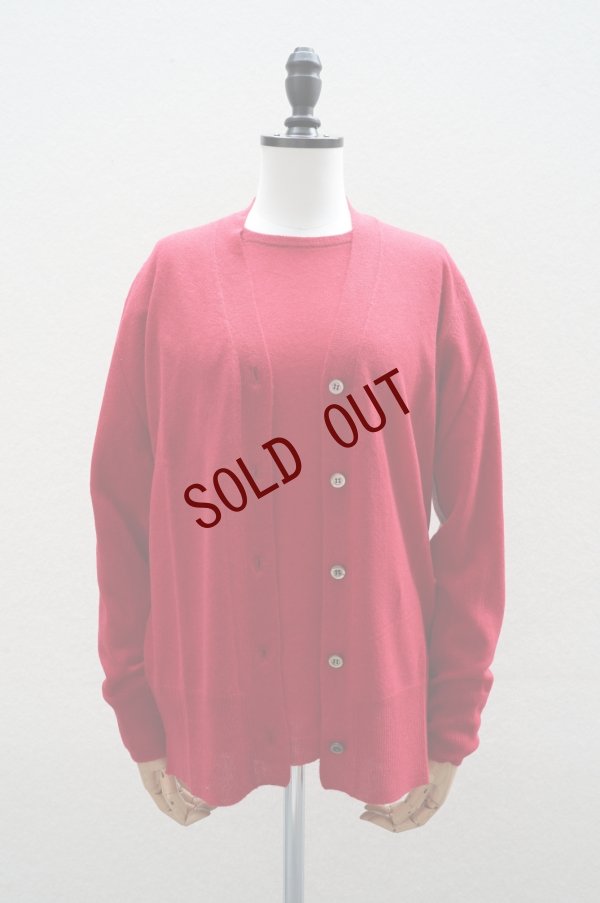 画像11: eleven 2nd　 Cashnere no.2　 Elbow Patch Cardigan　 col.Red