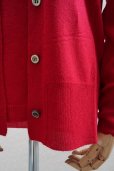 画像10: 再入荷  eleven 2nd   Elbow Patch Cardigan  col.Red