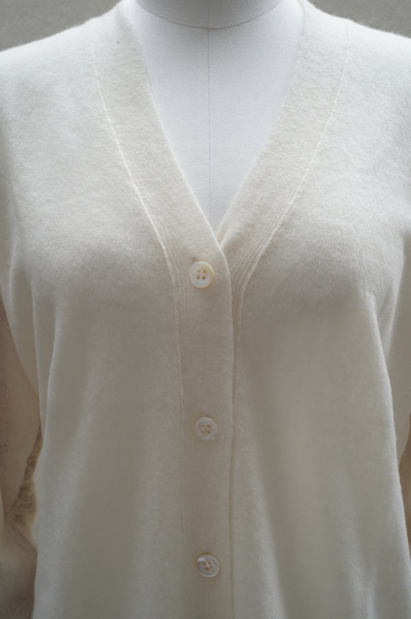 画像5: eleven 2nd　 Cashmere no.2　 Elbow Patch Cardigan　 col.White