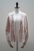 画像1: eleven 2nd  <br />Cardigan with Ribbon <br />col.Pale Pink (1)