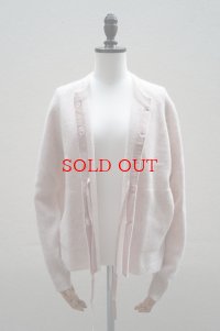 eleven 2nd   Cardigan with Ribbon  col.Pale Pink