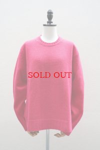 eleven 2nd   MENS  Round Neck Sweater  col.Pink