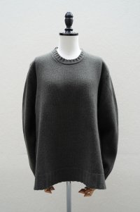 eleven 2nd   MENS  Round Neck Sweater  col.Olive