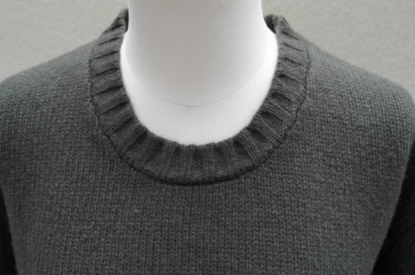 画像2: eleven 2nd   MENS  Round Neck Sweater  col.Olive