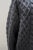 画像3: TENNE HANDCRAFTED MODERN　 VOLUME SLEEVE ALAN KNIT PULLOVER　 col. CHARCOAL