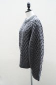 画像4: TENNE HANDCRAFTED MODERN　 VOLUME SLEEVE ALAN KNIT PULLOVER　 col. CHARCOAL