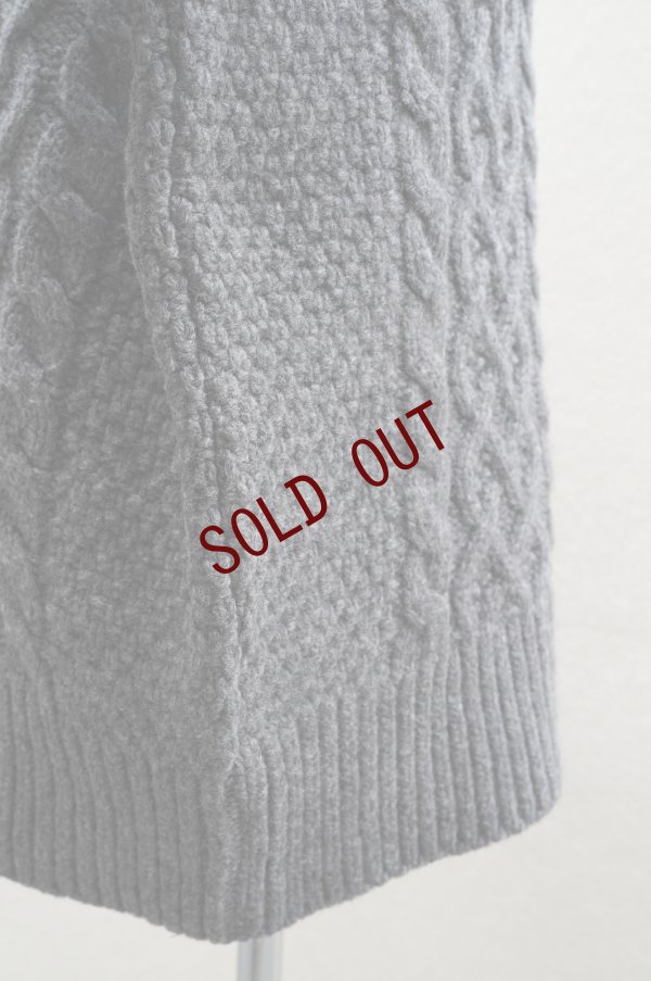 画像6: TENNE HANDCRAFTED MODERN　 VOLUME SLEEVE ALAN KNIT PULLOVER　 col. CHARCOAL