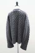 画像7: TENNE HANDCRAFTED MODERN　 VOLUME SLEEVE ALAN KNIT PULLOVER　 col. CHARCOAL