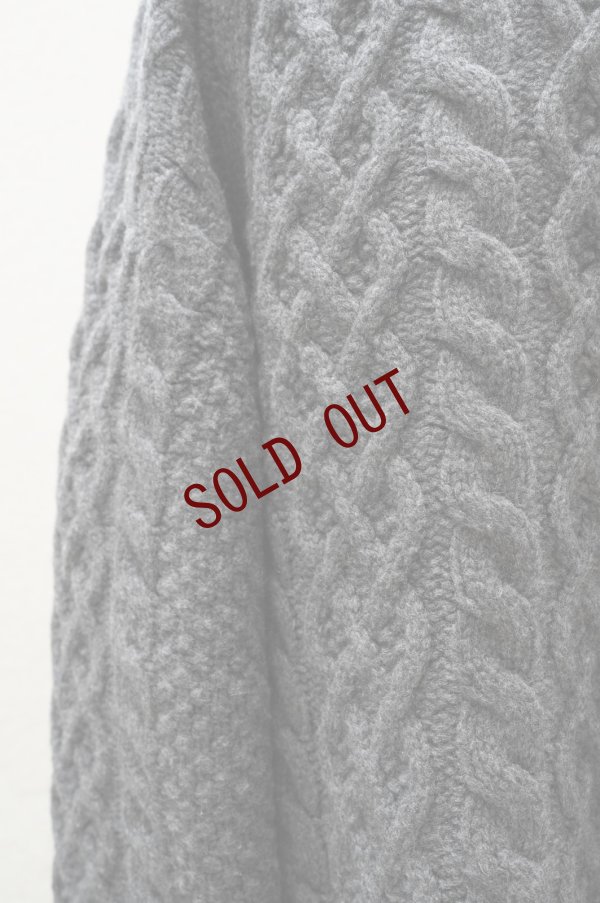 画像8: TENNE HANDCRAFTED MODERN　 VOLUME SLEEVE ALAN KNIT PULLOVER　 col. CHARCOAL