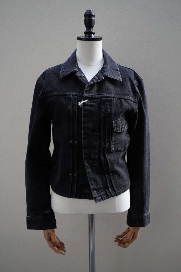 画像1: TANAKA　 THE JEAN JACKET　 col.BLACK