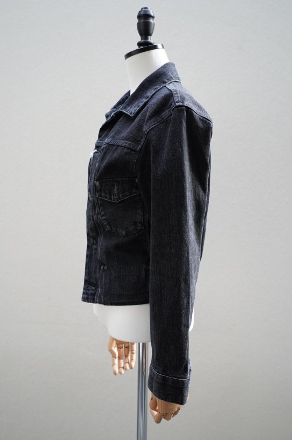 画像2: TANAKA　 THE JEAN JACKET　 col.BLACK