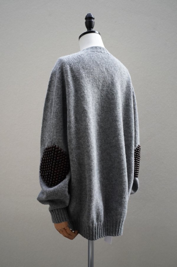 画像2: BLESS N°78　 5081 Pearlpad Sweater　 col.Gray