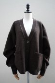 画像1: Oblada　<br>BLUES CARDIGAN　<br>col.BROWN (1)