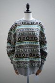 画像2: BOWTE　<br />FAIRISLE AND BRID ROCK' N' ROLL JACQUARD KNIT　<br />col.GREY (2)