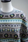 画像3: BOWTE　 FAIRISLE AND BRID ROCK' N' ROLL JACQUARD KNIT　 col.GREY