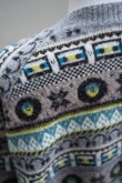 画像8: BOWTE　 FAIRISLE AND BRID ROCK' N' ROLL JACQUARD KNIT　 col.GREY (8)