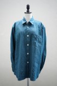 画像1: Sans limite　<br />ボックスレギュラー WASHED 8OZ デニム 　<br />col.硫化INDIGO (1)