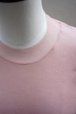 画像2:  AURALEE　  SUPER HIGH GAUGE SHEER RIB  L/S TEE 　 col. LIGHT PINK (2)
