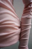 画像3:  AURALEE　  SUPER HIGH GAUGE SHEER RIB  L/S TEE 　 col. LIGHT PINK (3)