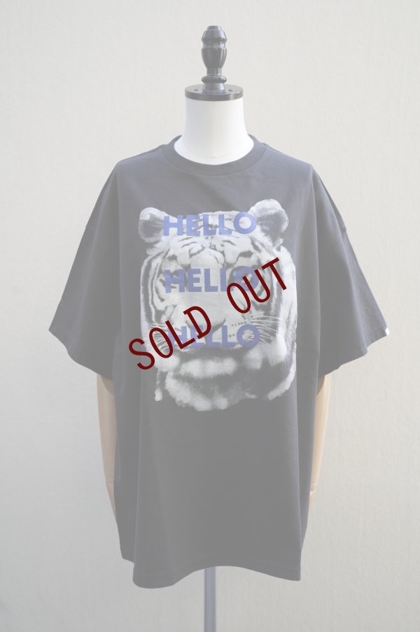 画像1: Oblada　 TIGER TEE　 col.BLACK