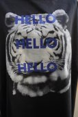 画像2: Oblada　<br>TIGER TEE　<br>col.BLACK (2)