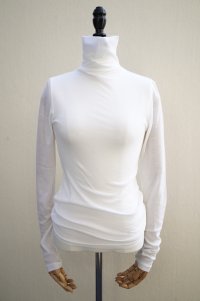 Oblada　 SHEER HIGH NECK　 col.WHITE