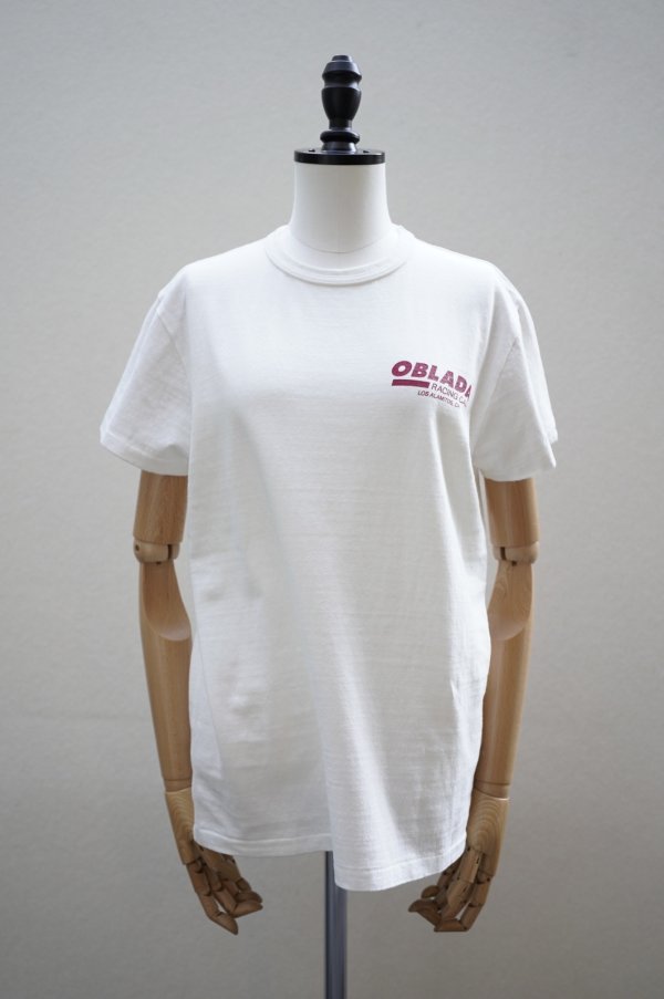 画像2: Oblada　 OBLADA RACING TEE　 col.WHITE
