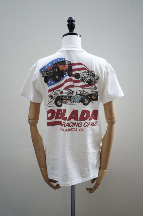 画像1: Oblada　 OBLADA RACING TEE　 col.WHITE