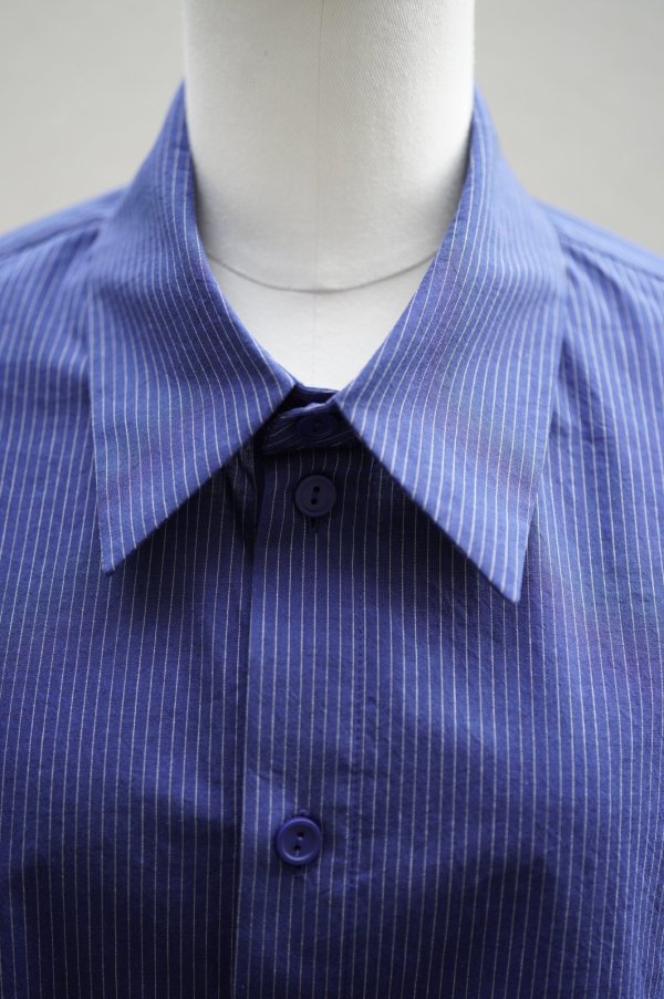 画像2: toogood　 THE CUTLER SHIRT - COOK STRIPE　 col.BLUE/WHITE STRIPES