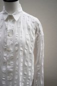 画像2: toogood　<br />THE DRAUGHTSMAN SHIRT - DASH PRINT VOILE　<br />col.CHALK (2)