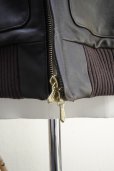画像7: BOWTE　 LAMB LEATHER A-2 SLEEVELESS BLOUSON　 col.BROWN 