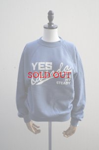 Oblada　 YES OBLADA LOGO SWEAT　 col.BLUE