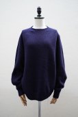 画像2: BLESS　<br />N°80 Pearlpad sweater　<br />col.Navy/Brown (2)