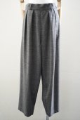 画像1: humoresque　<br />wide pants　<br />col.gray check (1)
