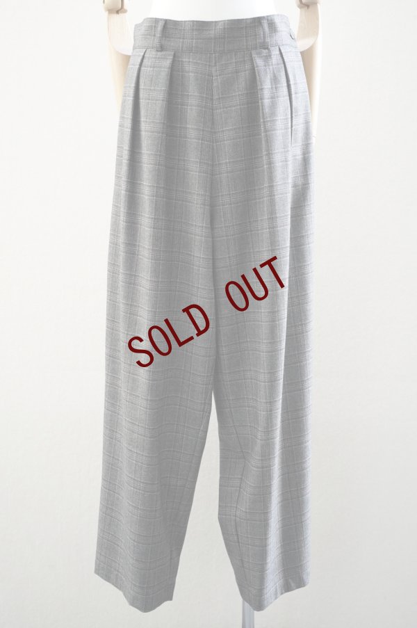 画像1: humoresque　 wide pants　 col.gray check