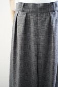 画像2: humoresque　<br />wide pants　<br />col.gray check (2)