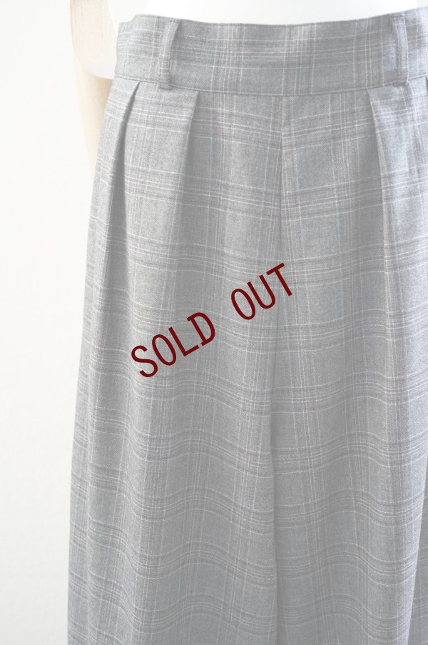 画像2: humoresque　 wide pants　 col.gray check