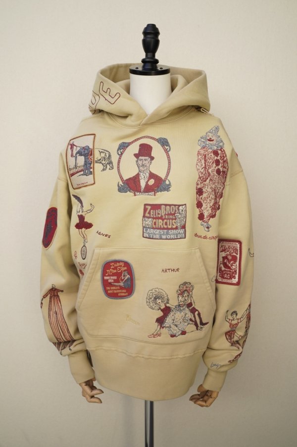 画像1: SAMUEL ZELIG　 CIRCUS HOODIE　 col.LIGHT BEIGE