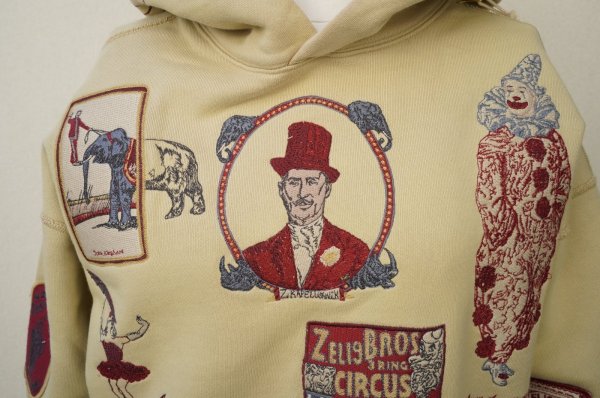 画像2: SAMUEL ZELIG　 CIRCUS HOODIE　 col.LIGHT BEIGE