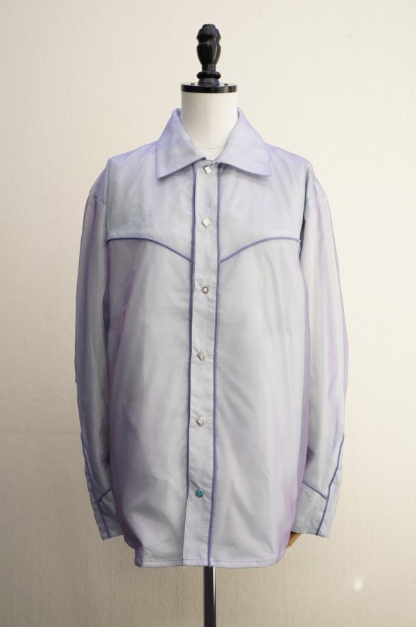 画像1: TANAKA　 COACH SHIRT　 col.LAVENDER