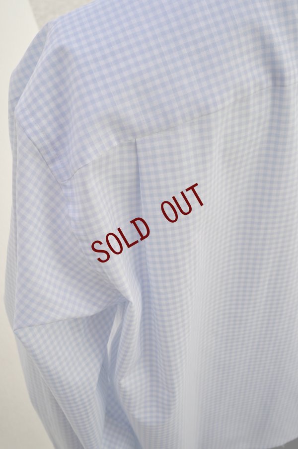 画像6: BOWTE　 ALUMO GINGHAM CHECK PIN TUCK SHORT LENGTH SHIRT　 col.GINGHAM
